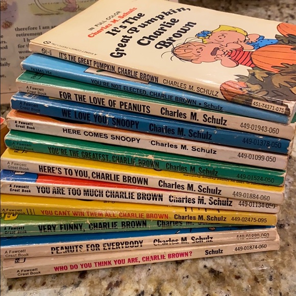Peanuts! Collection of 17 Original Cartoon Books